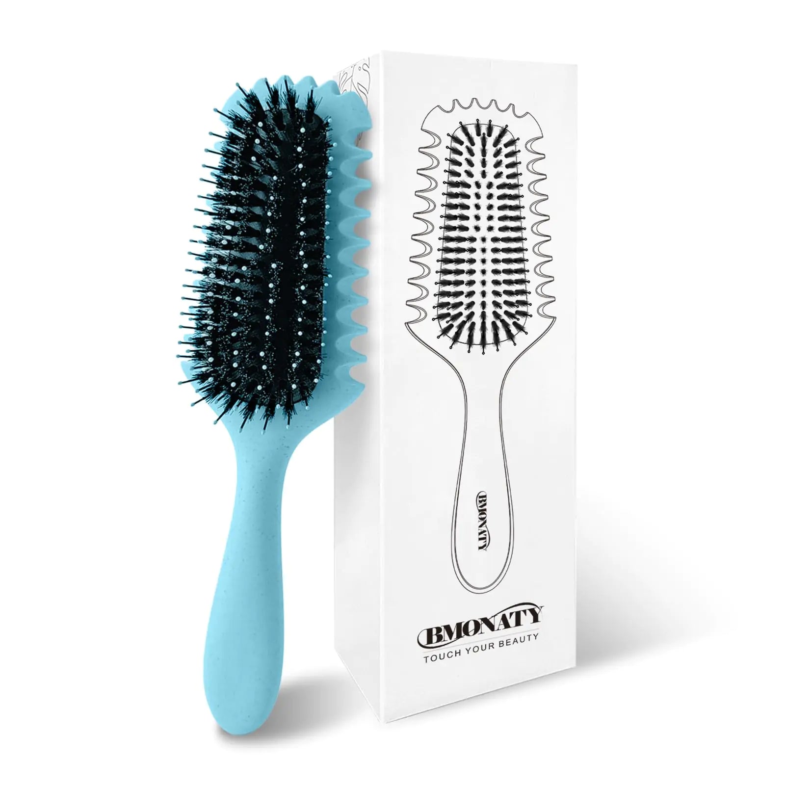 Curl defining Boar bristle brush